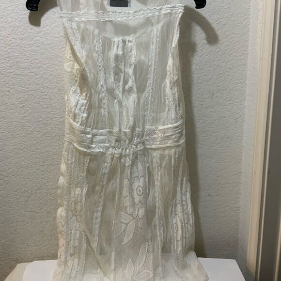REBECCA BEESON white LACE TOP cover size 1 - Picture 3 of 6